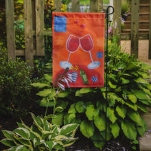 Load image into Gallery viewer, Wine Toast Cheers by Sarah Latham Garden Flag – Decorative Outdoor Yard Flag LSL0171GF