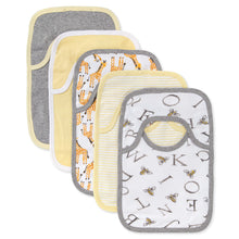 Load image into Gallery viewer, Burt's Bees Baby Multi Pack Organic Cotton Pull On Bibs