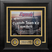 Load image into Gallery viewer, Los Angeles Lakers Custom NBA Basketball 8x10 Picture Frame Kit (Multiple Colors)
