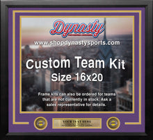Load image into Gallery viewer, Los Angeles Lakers Custom NBA Basketball 16x20 Picture Frame Kit (Multiple Colors)