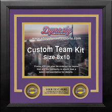 Load image into Gallery viewer, Los Angeles Lakers Custom NBA Basketball 8x10 Picture Frame Kit (Multiple Colors)