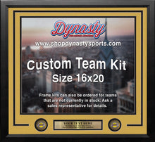 Load image into Gallery viewer, Los Angeles Lakers Custom NBA Basketball 16x20 Picture Frame Kit (Lakers Gold)