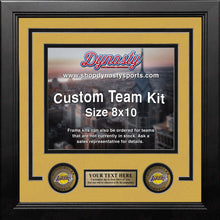 Load image into Gallery viewer, Los Angeles Lakers Custom NBA Basketball 8x10 Picture Frame Kit (Lakers Gold)