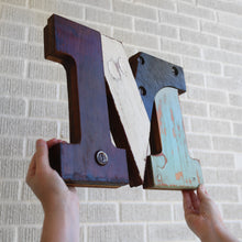 Load image into Gallery viewer, Reclaimed Wooden Letters
