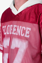 Load image into Gallery viewer, Layered Jersey Hoodie - Burgundy