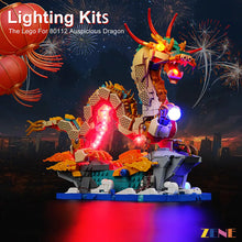 Load image into Gallery viewer, Light Kit for LEGO Auspicious Dragon #80112