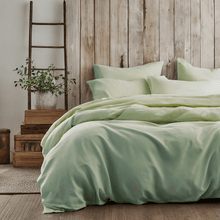 Load image into Gallery viewer, Tache Sage Green Duvet Cover Set (202-SG-DS)