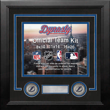 Load image into Gallery viewer, Tampa Bay Lightning Custom NHL Hockey 8x10 Picture Frame Kit (Multiple Colors)