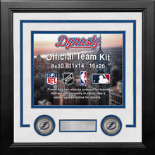 Load image into Gallery viewer, Tampa Bay Lightning Custom NHL Hockey 16x20 Picture Frame Kit (Multiple Colors)