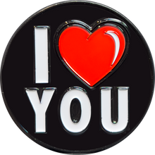Load image into Gallery viewer, EL2-011 I Love You like a Fat Kid Loves Cake Challenge Coin Birthday Anniversary Valentines Day Present Gift