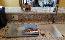 Load image into Gallery viewer, Japanese Chin Resting Dish Drying Mat – Absorbent, Artistic Kitchen Essentials MH1010DDM