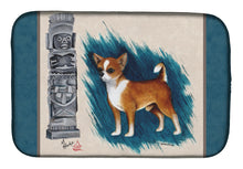 Load image into Gallery viewer, Chihuahua Totem Dish Drying Mat – Absorbent, Artistic Kitchen Essentials MH1011DDM