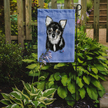 Load image into Gallery viewer, Chihuahua in blue Garden Flag – Decorative Outdoor Yard Flag MH1016GF