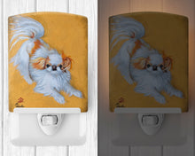 Load image into Gallery viewer, Japanese Chin Red White Play Ceramic Night Light MH1033CNL