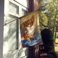 Load image into Gallery viewer, Chihuahua Long Hair Brown Flag Canvas House Size MH1036CHF