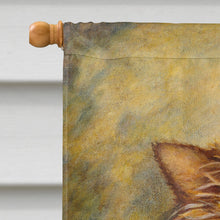 Load image into Gallery viewer, Chihuahua Long Hair Brown Flag Canvas House Size MH1036CHF