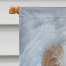 Load image into Gallery viewer, Japanese Chin in an Angels Arms Flag Canvas House Size MH1037CHF
