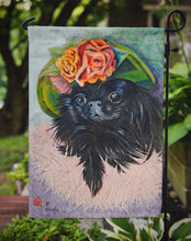 Load image into Gallery viewer, Black Pekingese Garden Flag – Decorative Outdoor Yard Flag MH1038GF