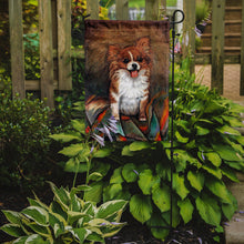 Load image into Gallery viewer, Cecilia Chihuahua Long Hair  Garden Flag – Decorative Outdoor Yard Flag MH1039GF