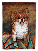 Load image into Gallery viewer, Cecilia Chihuahua Long Hair  Garden Flag – Decorative Outdoor Yard Flag MH1039GF