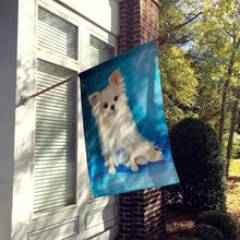 Load image into Gallery viewer, Jazz Chihuahua Long Hair  Flag Canvas House Size MH1040CHF