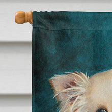 Load image into Gallery viewer, Jazz Chihuahua Long Hair  Flag Canvas House Size MH1040CHF