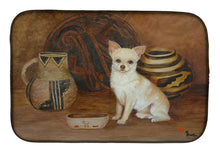 Load image into Gallery viewer, Chihuahua Ancient History Dish Drying Mat – Absorbent, Artistic Kitchen Essentials MH1043DDM