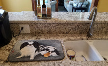 Load image into Gallery viewer, Japanese Chin Impress Dish Drying Mat – Absorbent, Artistic Kitchen Essentials MH1050DDM
