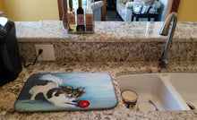 Load image into Gallery viewer, Papillon Play Ball Dish Drying Mat – Absorbent, Artistic Kitchen Essentials MH1054DDM
