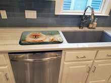 Load image into Gallery viewer, Pomeranian Full Body Dish Drying Mat – Absorbent, Artistic Kitchen Essentials MH1055DDM