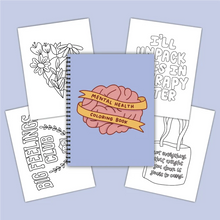 Load image into Gallery viewer, Mental Health Coloring Book