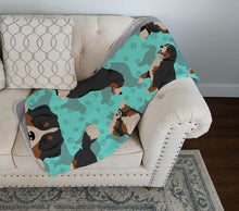 Load image into Gallery viewer, Bernese Mountain Dog Quilted Blanket 50x60