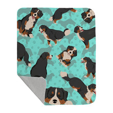 Load image into Gallery viewer, Bernese Mountain Dog Quilted Blanket 50x60