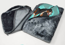 Load image into Gallery viewer, Bernese Mountain Dog Soft Travel Blanket with Bag