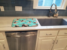 Load image into Gallery viewer, Fawn Pug Dish Drying Mat – Absorbent, Artistic Kitchen Essentials