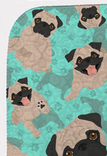Load image into Gallery viewer, Fawn Pug Quilted Blanket 50x60