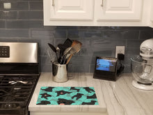 Load image into Gallery viewer, Black Pug Glass Cutting Boards – Durable, Decorative Kitchen Art Large