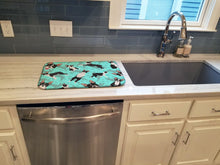 Load image into Gallery viewer, Boston Terrier Dish Drying Mat – Absorbent, Artistic Kitchen Essentials