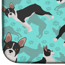 Load image into Gallery viewer, Boston Terrier Dish Drying Mat – Absorbent, Artistic Kitchen Essentials