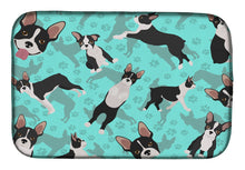 Load image into Gallery viewer, Boston Terrier Dish Drying Mat – Absorbent, Artistic Kitchen Essentials