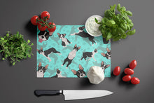 Load image into Gallery viewer, Boston Terrier Glass Cutting Boards – Durable, Decorative Kitchen Art Large