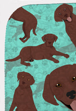 Load image into Gallery viewer, Chocolate Labrador Retriever Quilted Blanket 50x60