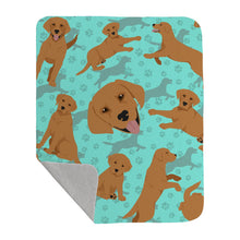 Load image into Gallery viewer, Red Fox Labrador Retriever Quilted Blanket 50x60