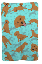 Load image into Gallery viewer, Red Fox Labrador Retriever Soft Travel Blanket with Bag