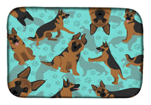 Load image into Gallery viewer, German Shepherd Dish Drying Mat – Absorbent, Artistic Kitchen Essentials