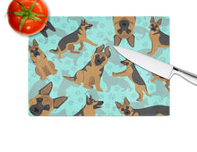 Load image into Gallery viewer, German Shepherd Glass Cutting Boards – Durable, Decorative Kitchen Art Large