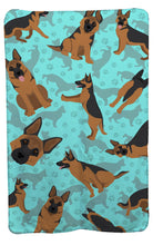 Load image into Gallery viewer, German Shepherd Soft Travel Blanket with Bag