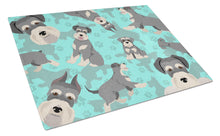Load image into Gallery viewer, Schnauzer Glass Cutting Boards – Durable, Decorative Kitchen Art Large