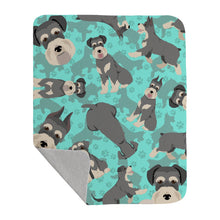 Load image into Gallery viewer, Schnauzer Quilted Blanket 50x60