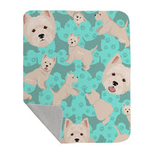 Load image into Gallery viewer, Westie Quilted Blanket 50x60